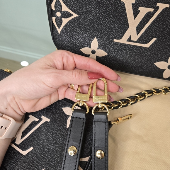 Louis Vuitton Black and Cream Women's Bag - Picture 3 of 16